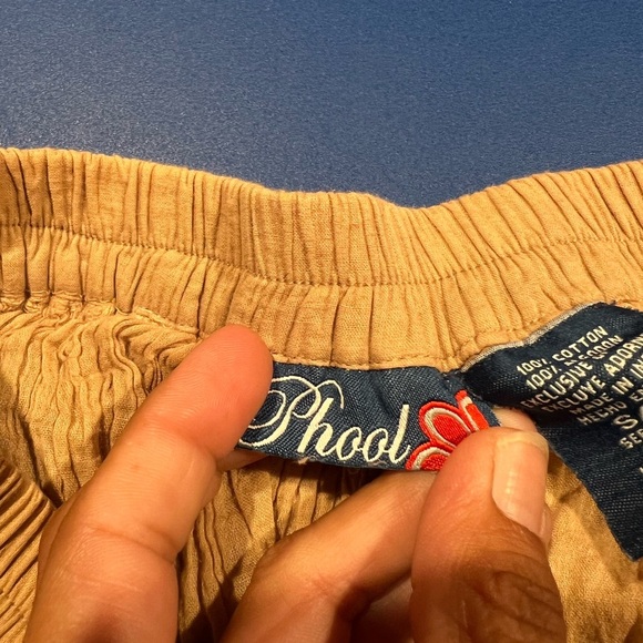 Phool Vintage Y2K Whimsical Renaissance Fairy Tiered Ruffle Aplique Midi Skirt - Picture 5 of 6